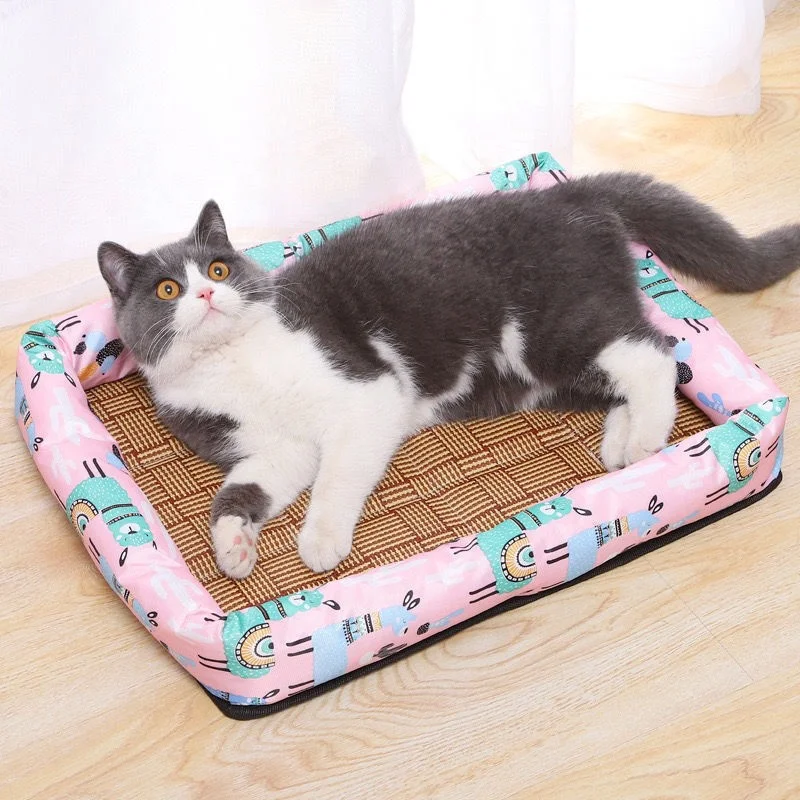 

Amazon Hot Sale 2021 Summer New Style Ice Pad Pet House Dog Mat Cat Nest