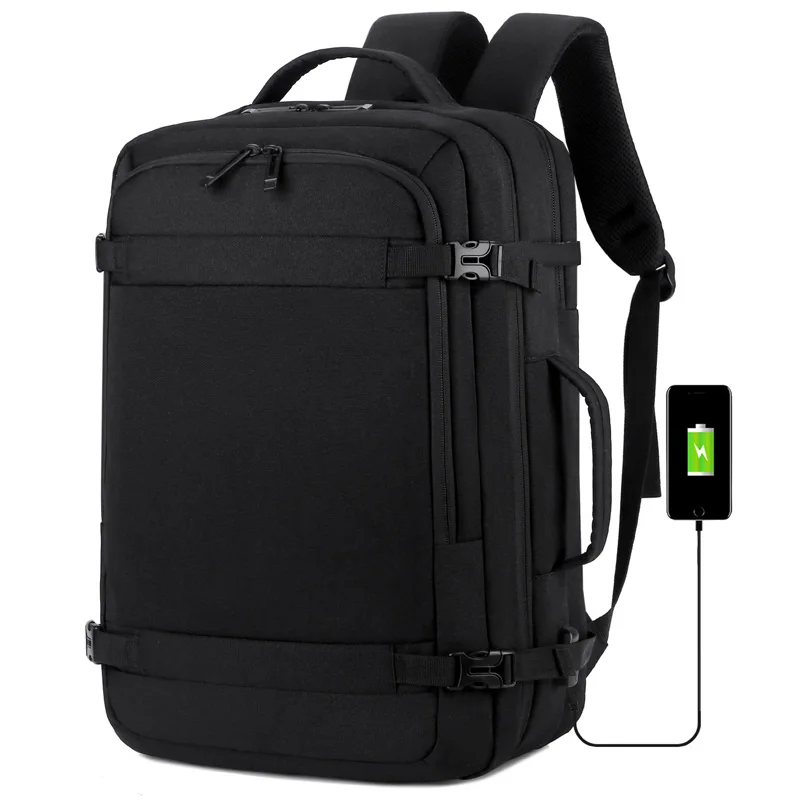 

Waterproof Black backpack laptop bag for men mens bagpack USB laptops bags, Black,blue, dark blue, red, gray