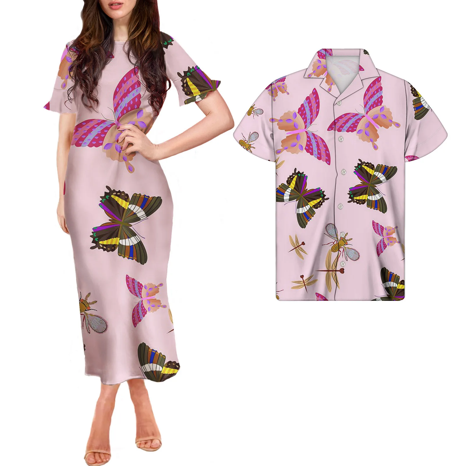 

Factory Direct Sale 2021 Fashion Lady Hawaii Flower Sexy Dress Slim Fit Women Lady Elegant Bodycon Casual Dress Sexy Robe, Customized color