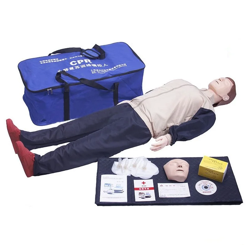 

Customization School External Chest Compression cpr dummy first aid training Full body cpr training manikin model for medical