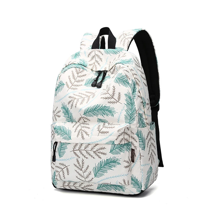 

Fresh Printing Preppy Style Backpack Student High Capacity Bookbag Computer Bag
