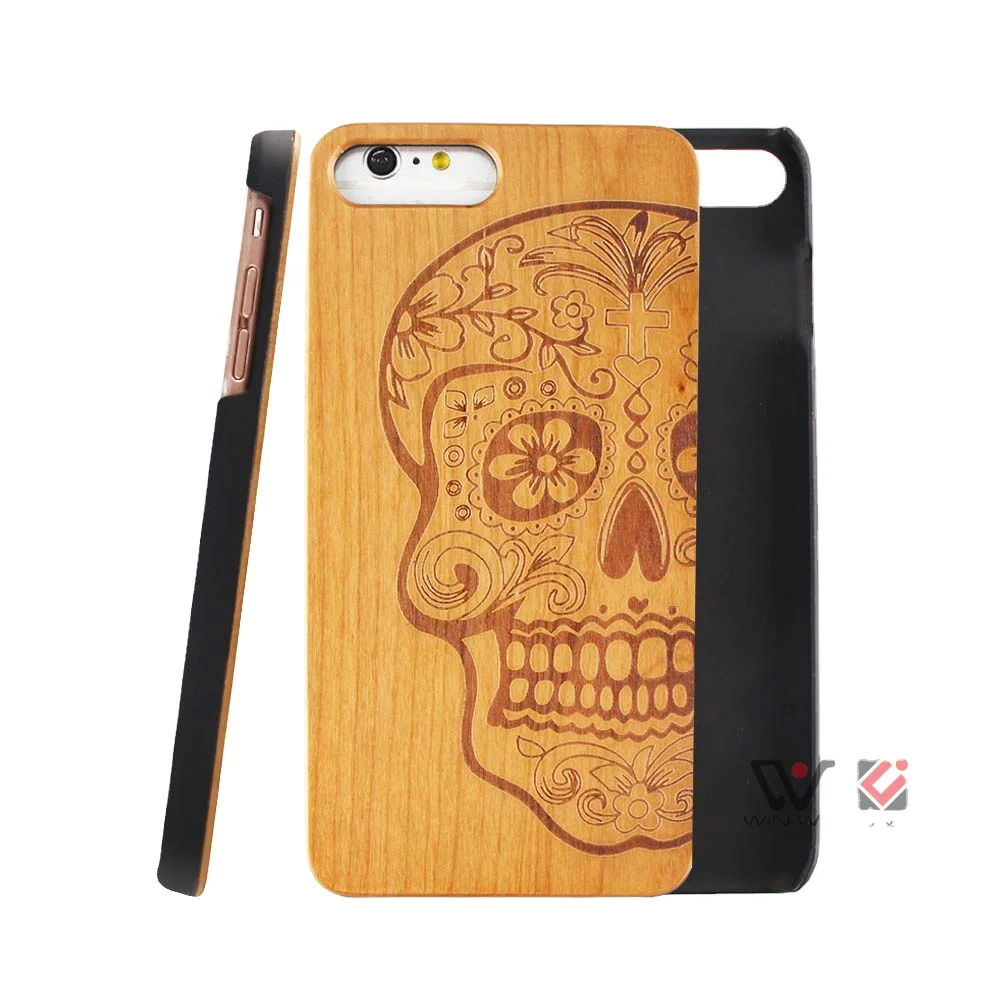 

2021 Factory Price Brand New Wooden Laser Mobile Phone Case All-round Protection Cover