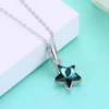 Cartiray fashion brand pendant women star 925 silver sterling neckless jewelry necklace