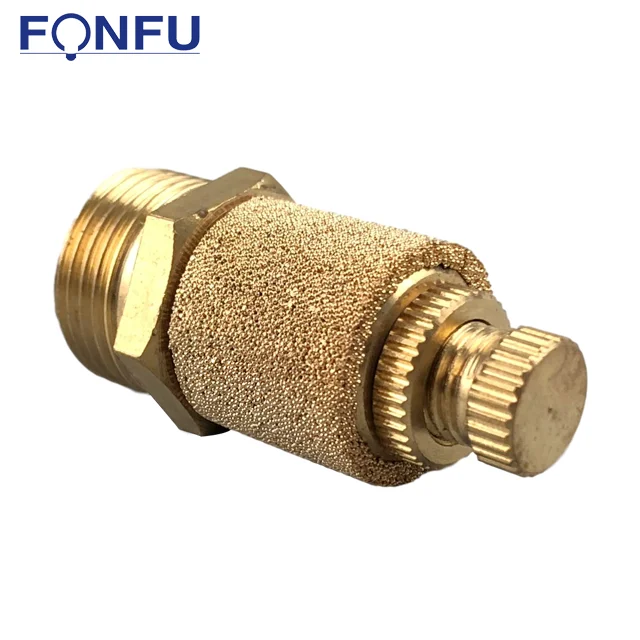 3/8" Adjustable Pneumatic Silencer / Sll03 Pneumatic Brass Muffler