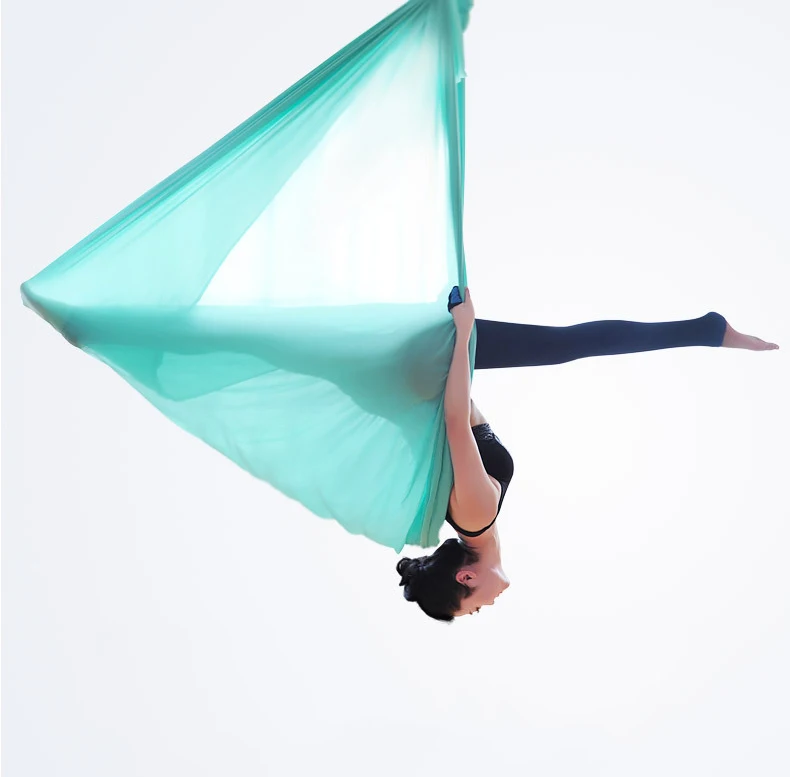 

Bilink Low Stretch 40D Nylon Aerial Air Flying Inversion aerial yoga hammock, 18kinds corlors