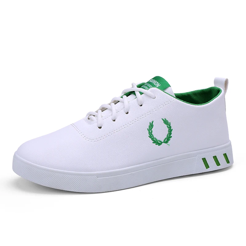 

Hot-Selling Characteristic Personal Style Men Custom Casual Sneakers Male, White green, white red, white black