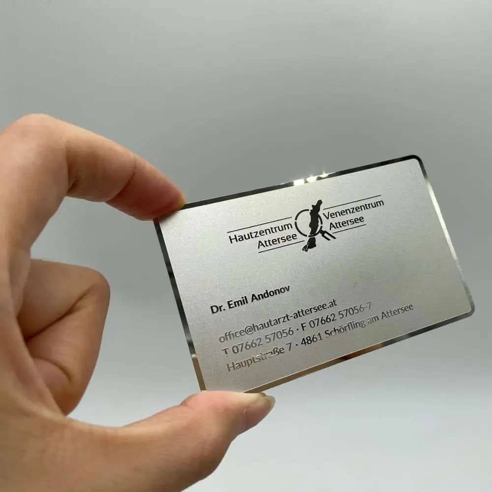 

metal business cards, Metal cards