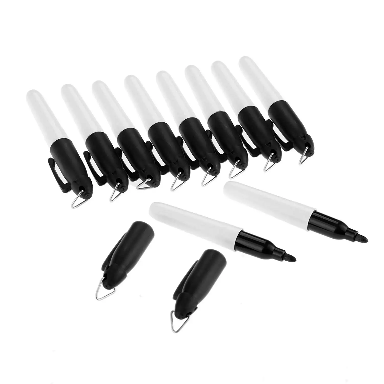 Wholesale Cheap Custom Logo Golf Ball Marker Black Mini Permanent