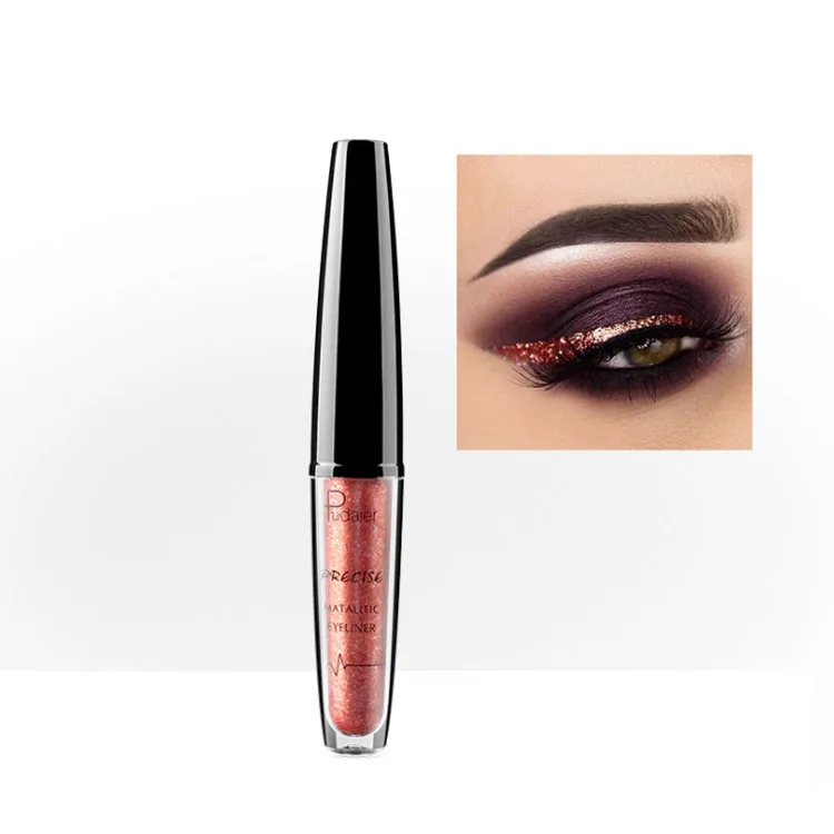 

Pudaier 16 colors Low MOQ Hot selling Long Lasting Bright Colored Magic Custom Clear Eyeliner