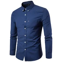 

Hot selling formal long sleeve Men's Shirts man shirts latest mens jeans shirt with low price