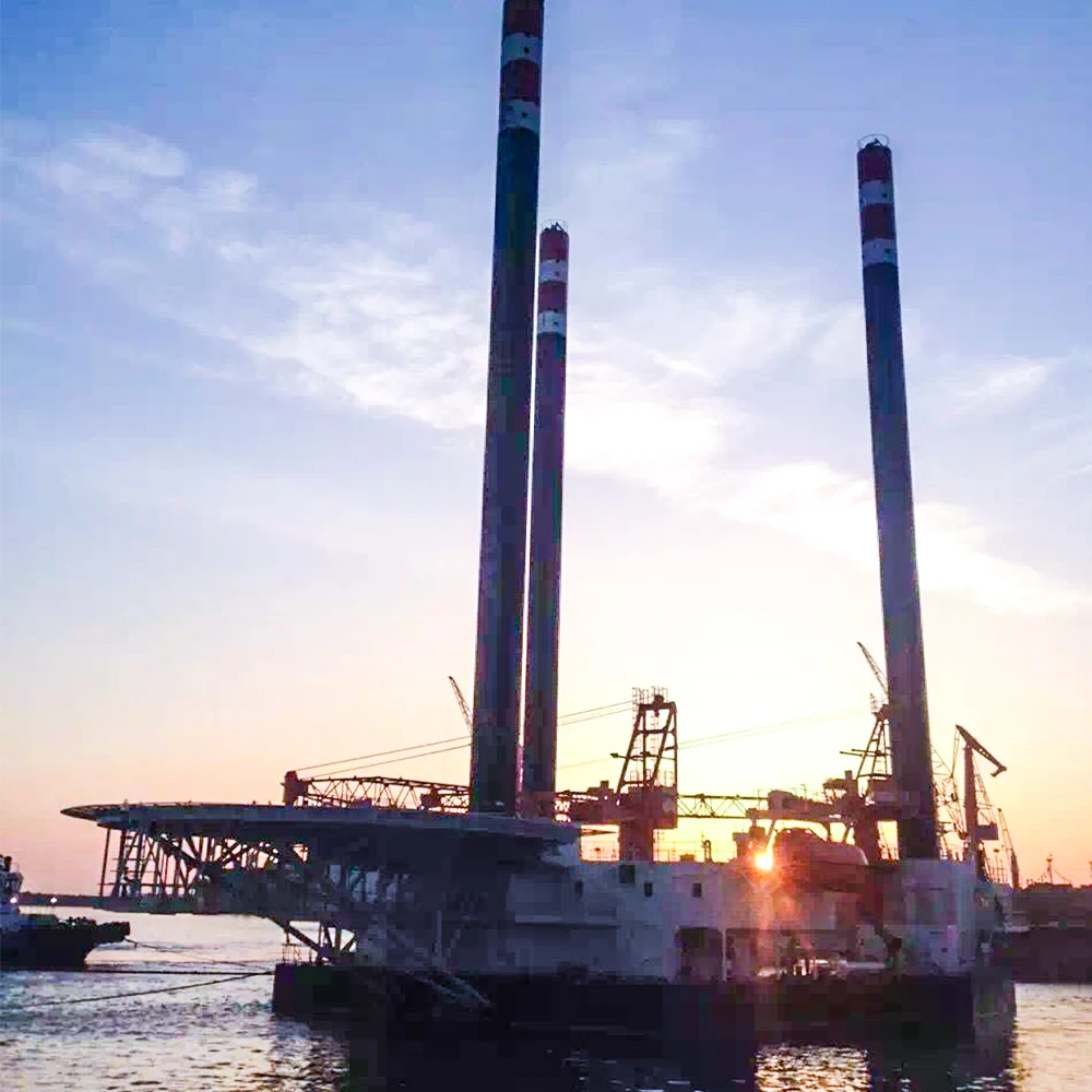 
225FT SEU OFFSHORE Three-legged Self-Elevating jack up barge/sev/self elevating unit 