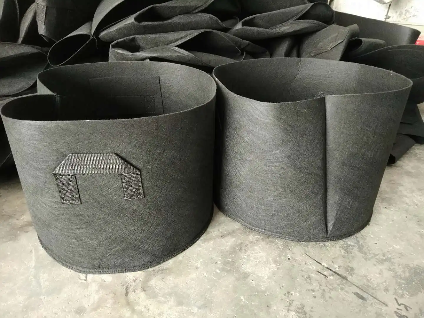 5 Gallon High Quality Black Color Fabric Pots Wholesale Garden Pots Grow Bags For Tree Plants 