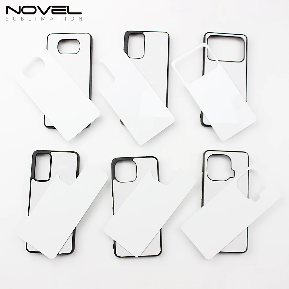 

For Xiaomi Model Factory Provide Blank Sublimation 2D Soft Rubber Phone Case, Black, white, clear