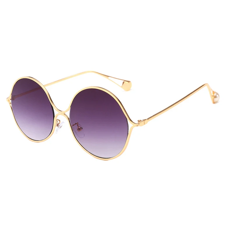 

SKYWAY Vintage Women Sunglasses Ready Ship Retro Fashion Round Metal Sun Glasses UV400 Lentes De Sol Para Dama