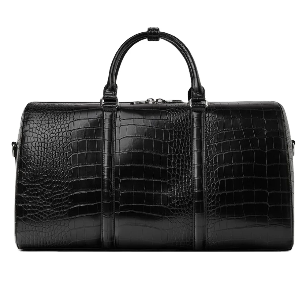

Db071 Black Large Travel Gym Men Sport Sublimation Bags Custom Logo Pu Leather Luxury Duffle Bag For Men