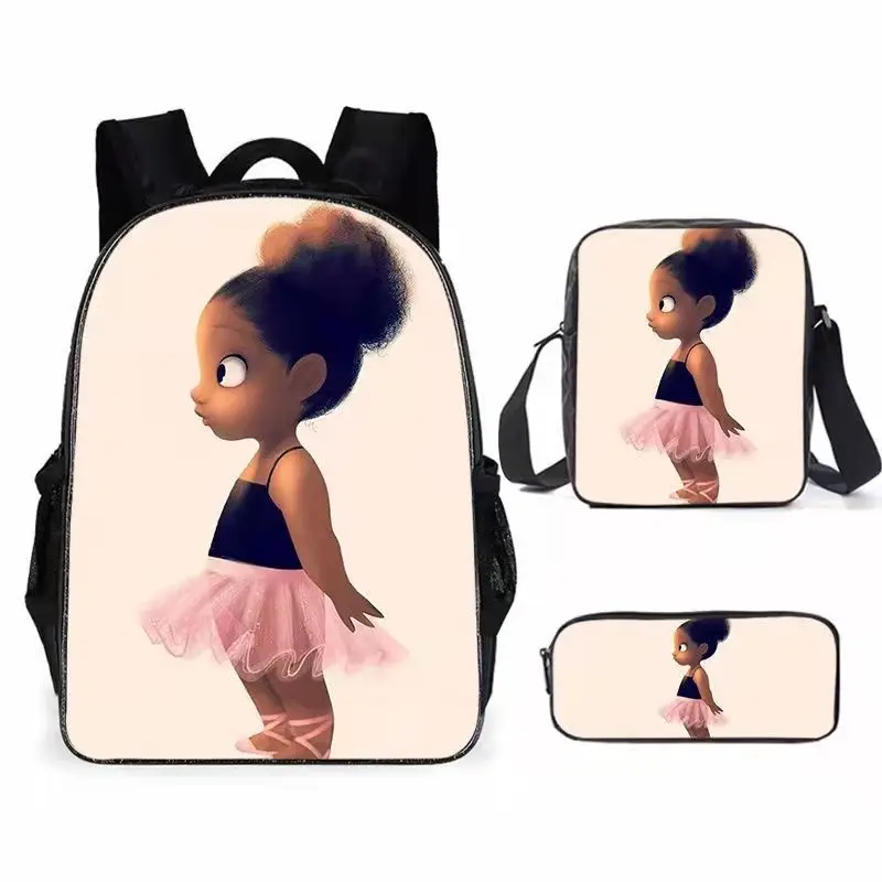 

Custom design Cool girls three-piece package kids school bags for boys cartoon backpack for teenagers book bags
