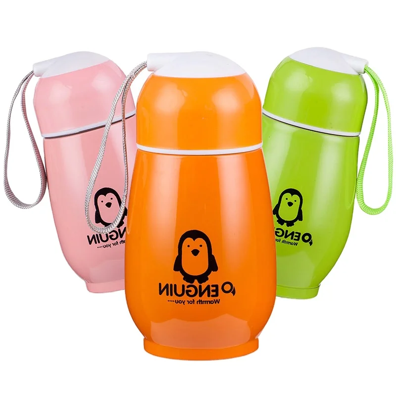 

280ml Cute Insulation Cup Penguin Insulation Cup Stainless Steel Children Insulation Cup Child Gift