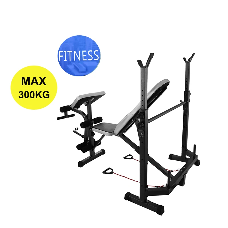 

Black Multifunction Gym Fitness Equipment Weight Bench press adjustabke weight bench