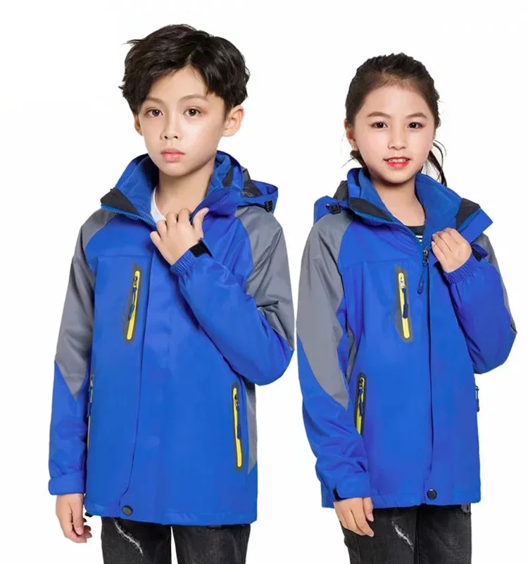 

Double-deck Windproof Children Outerwear For 3-14 Years Kids Pizex