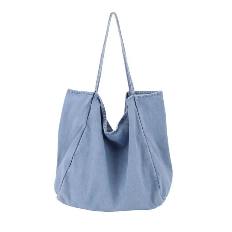 

2021 New design simple large capacity shopping canvas tote bag for women, As picture showed / customized