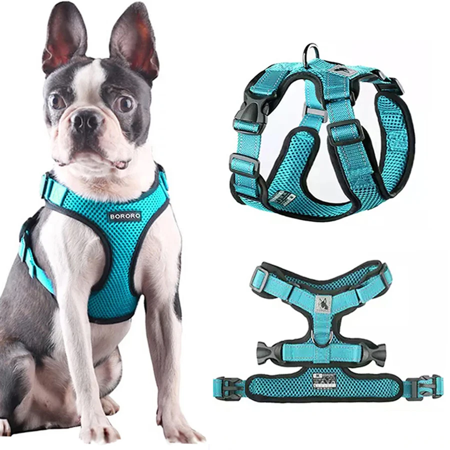 

Pet Dog Harness Summer Mesh Nylon Breathable Vest for Dogs Puppy Collar Cat Pet Dog Chest Strap