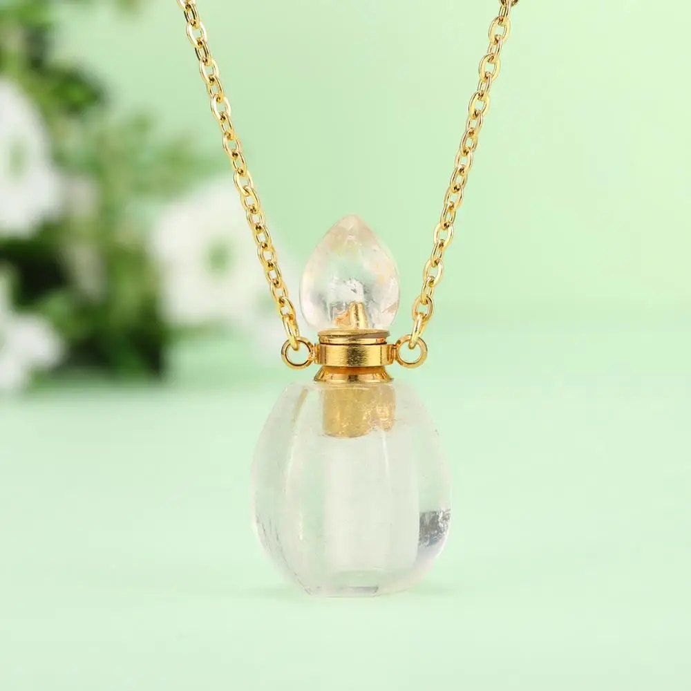 

Hot selling essential oil dropper bottle essential oil bottles 10 ml pave crystal rhinestone agate pendant bullet, Different color is available