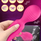 XSHARK Mini 7 speeds usb charge adult female av wand vibrator sex toys for woman with sucking