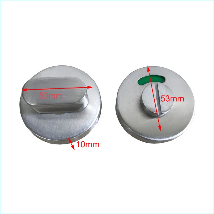 304 Stainless Steel Waterproof Toilet Cubicle Partition Door Lock Indicator Bolt Set