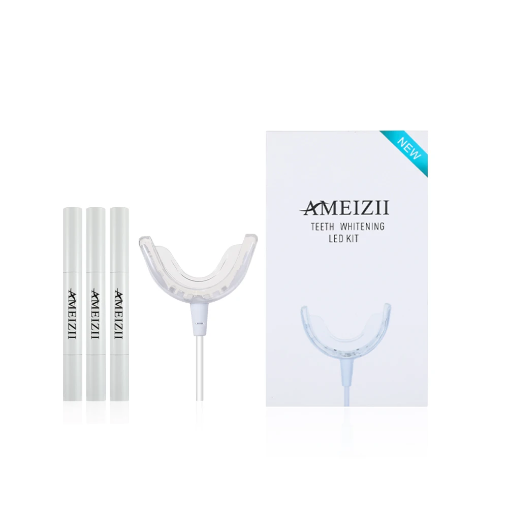 

Custom Logo 16 LED Teeth Whitening Lamp Equipments Tooth Bleaching Gel Pen Kits Dental Whotening Blanchiment Dentaire At Home
