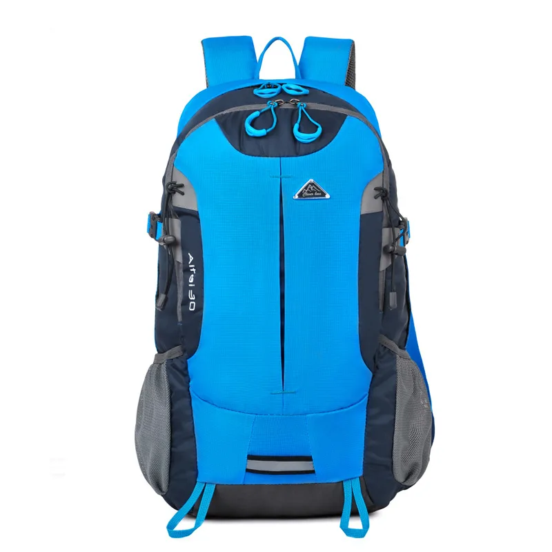 

Outdoor bag travel backpack backpack sports hiking travel leisure customized LOGO waterproof hiking bag, Black
