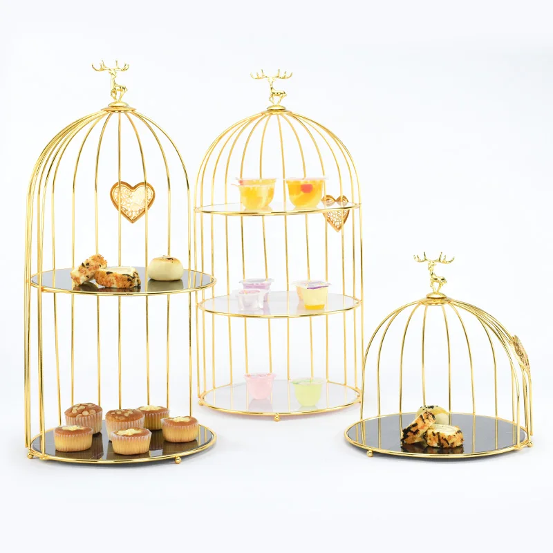 

Luxury wedding metal  cup cake stand gold cake stand for wedding party, Golden