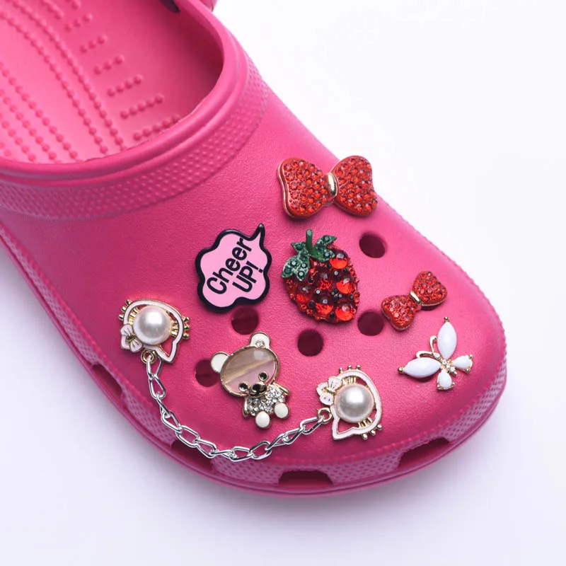 

1pcs Hot Cartoon Image PVC Spring Shoe Charms Anime Mickey Standing Shoe Buckles JIBZ Croc Charms Shoes Decoration Kids Gift, Available stock color