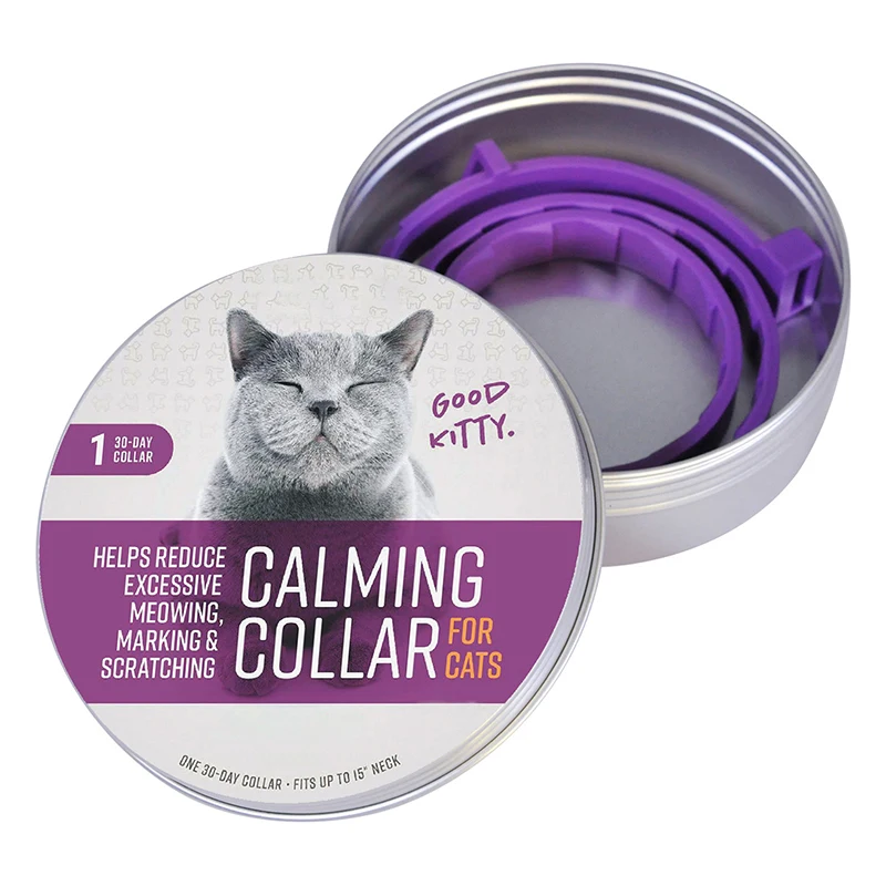 

Pet calming collar Cat Relieving anxiety soothing and calming cat collar, Purple