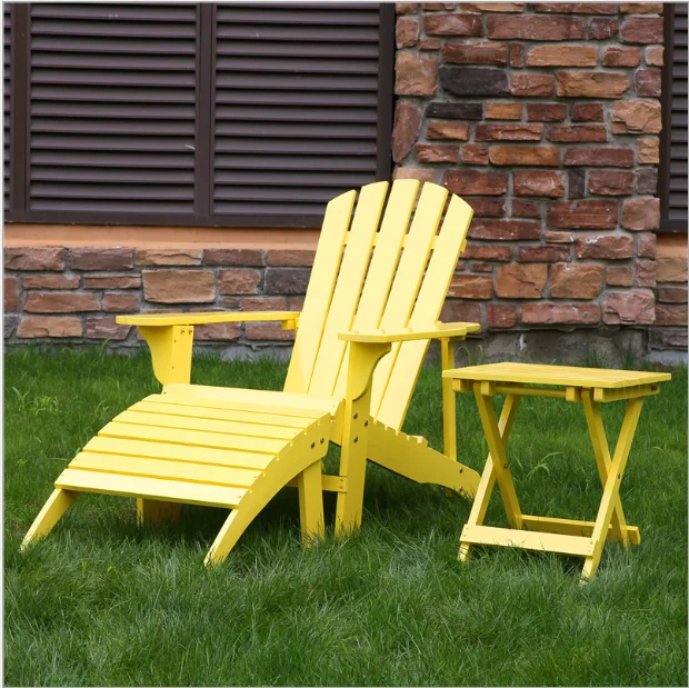 classic painted acacia wood adirondack chair