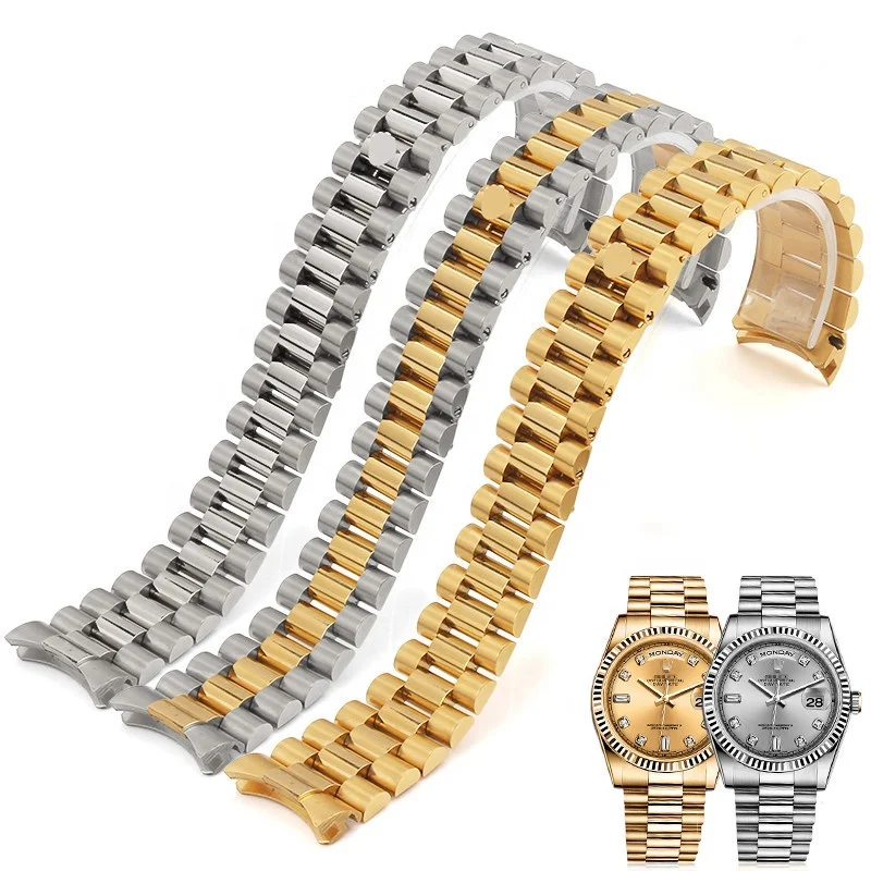 

For Role X Dayton-a Jubilee Stainless Steel Bracelet Stainless Steel Watch Bracelet Luxury Role X Watch Straps Band With Logo