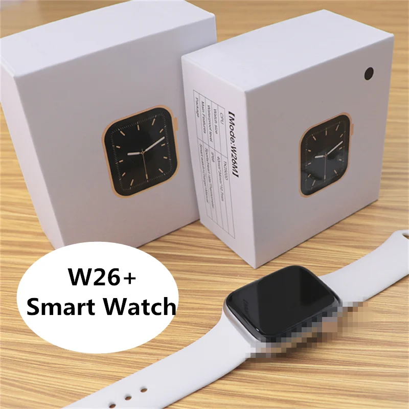 

2021 w26+ Smartwatch Mactive Bt Call Reloj Iwo Series 6 W 26+ Full Screen Waterproof Smart watch