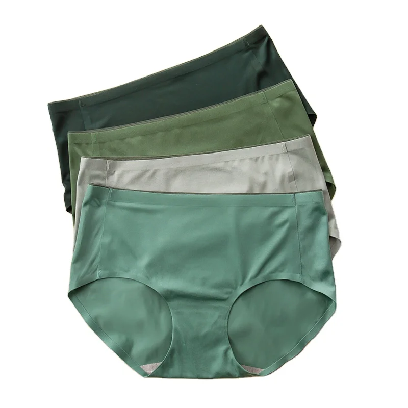 

Summer Seamless Women's Panties Ice Silk Underwear for Women Nylon Ladies Low-Rise Briefs Breathable Female Lingerie Wholesale