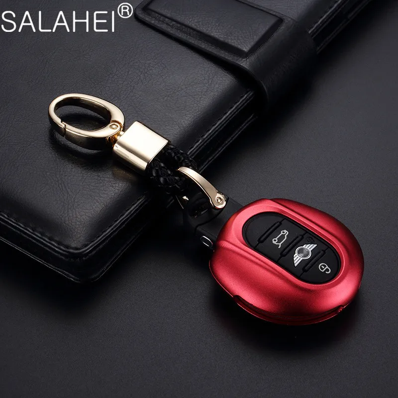Leather Chain Bag Key Case Cover Holder For Bmw Mini Cooper R55 R56 R57 R58 R59 
