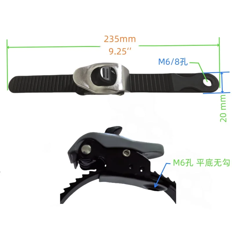 Adjustable Plastic Automatic Belt Buckles for Ski Bags Bindings & Straps-for Snowboarding Easy to Use Accessory