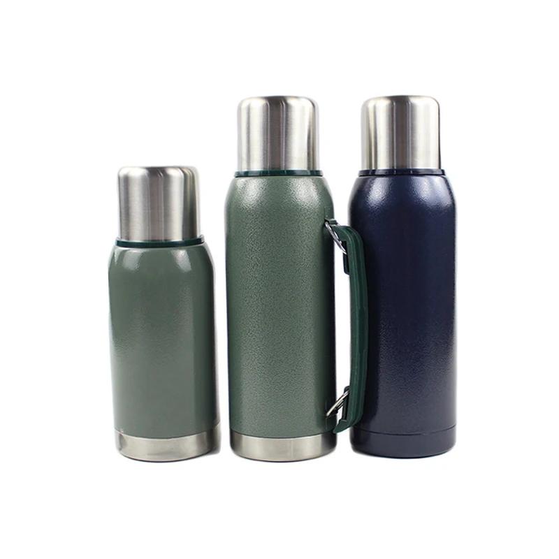 

WeVi 1000ml Large Capacity Double Wall Vacuum Insulated Travel Camping Bottle, Customized color