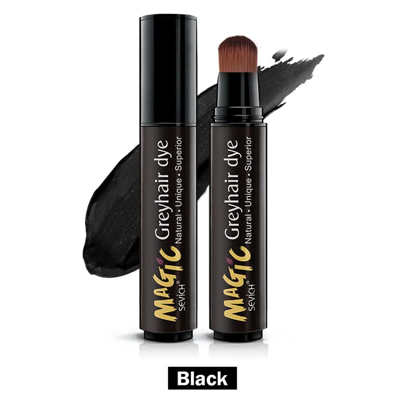 

Waterproof Natural Hair Color Stick Pens Temporary Washable Hair Color Dye Brush Cream For Gray Hair, Black,dark brown,coffee