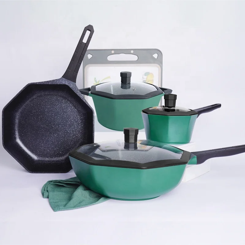 

Kitchen cooking nonstick maifan stone cooking pan frying pan non stick fry pan wok wholesale Less smoke, Matt black