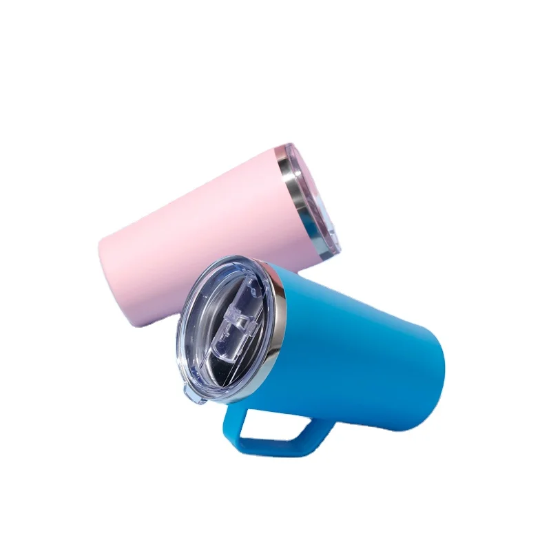 

Everich Hot Selling Double Wall Metal Stainless Steel Coffee Mug Handle Holding Coffee Tumbler Cup, Customized color