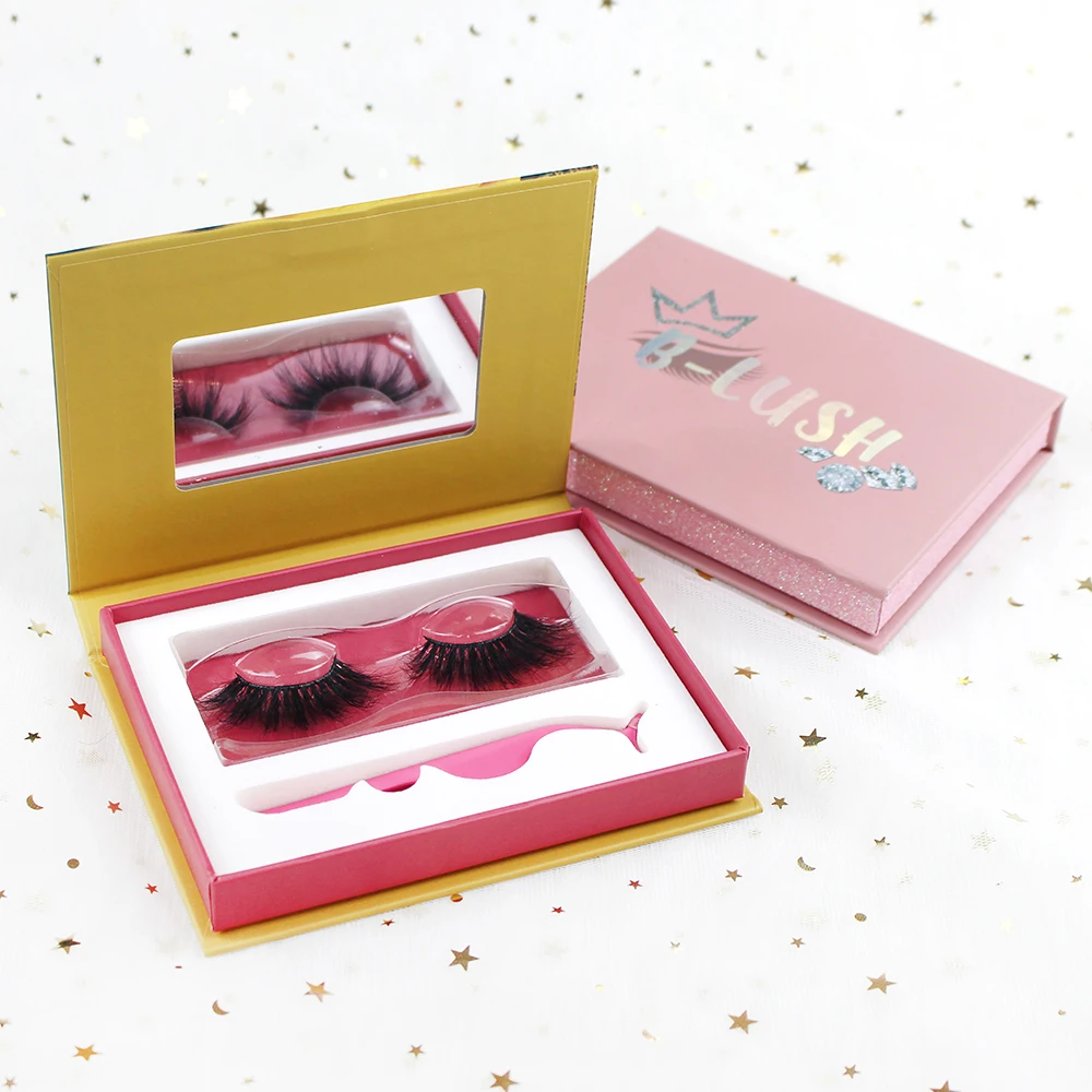 

false mink lashes 3d 5d wholesale vendor can reuse over 30 times customized boxes with free design, Nature black