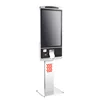 Touch Screen Pos Computer 1D 2D Barcode Scanner And Msr Monitor Desktop Pos Kiosk For Pos System Shopping Mall