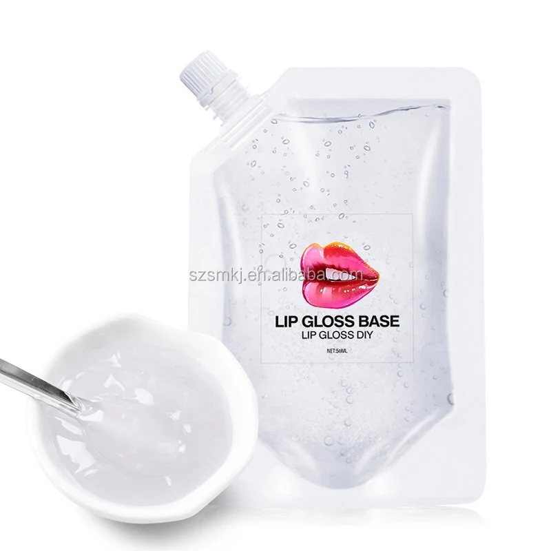 

Wholesale Bulk Vegan Versagel Glitter Lip Gloss Base Gel Pigment Cosmetic Nude Makeup Matte DIY Clear Lipgloss Base, As picture showed