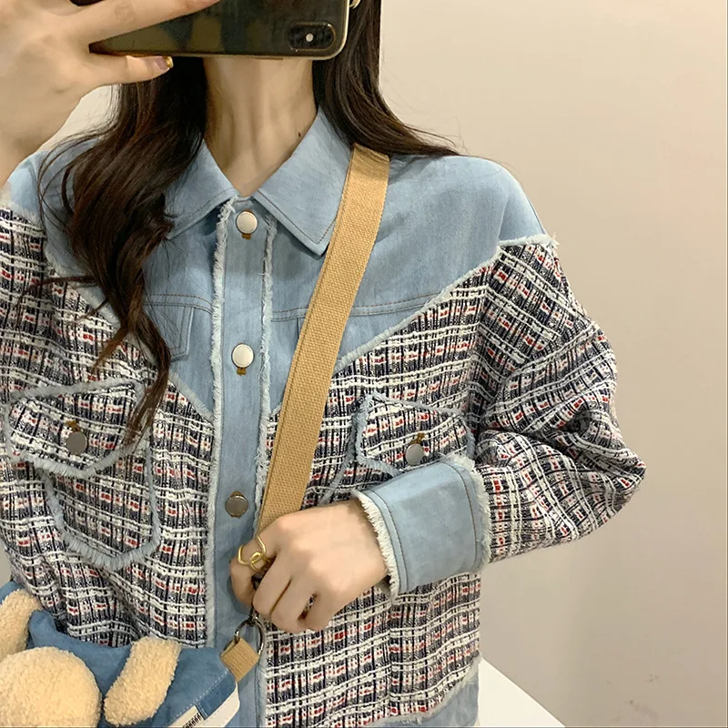 

Brand new 2021 long for with great price plaid jackets women