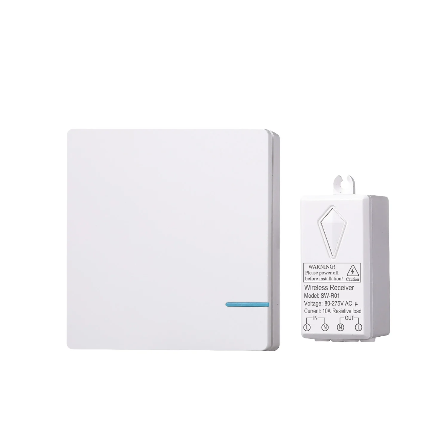 

Wireless Switch Battery lifespan 10 years Fluorescent light Long range rf remote control wall light wireless switch