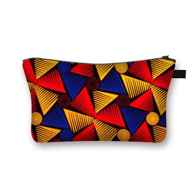 

African Woman Print Cosmetic Bag Fashion Casual Small Handbag Afro Portable Storage Bags Travel Bag, Customized