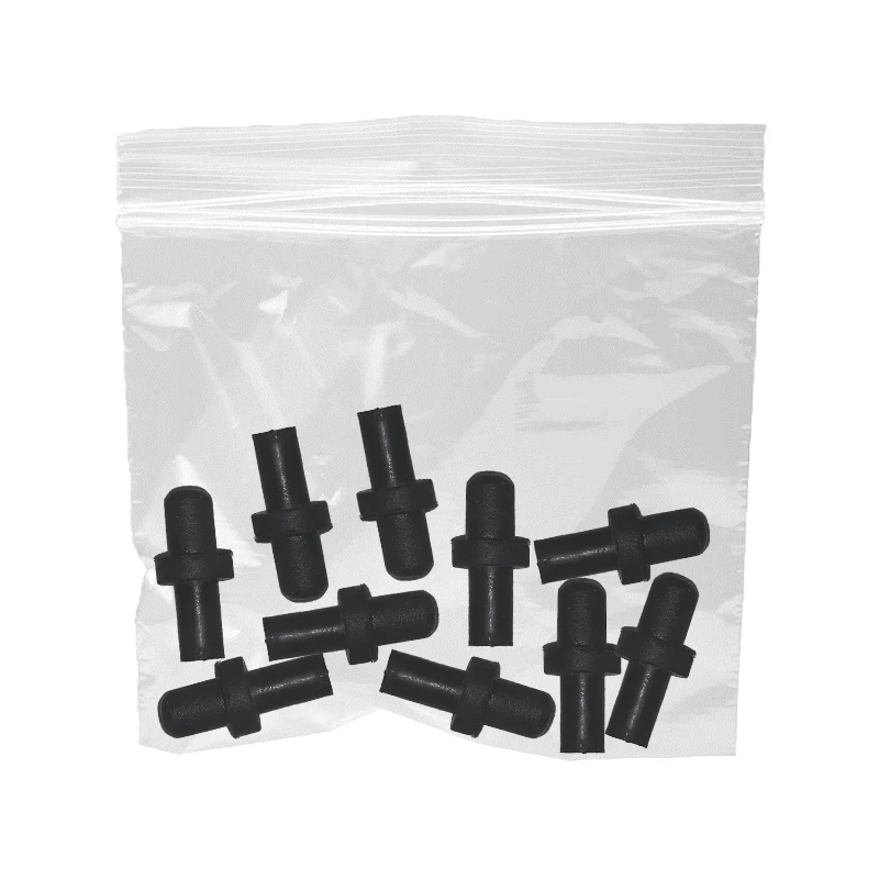 

ActEarlier`1 pack 10 pcs Rugby ball Volleyball Football Soccer Ball Basketball Replacement Inflation Valves, Black